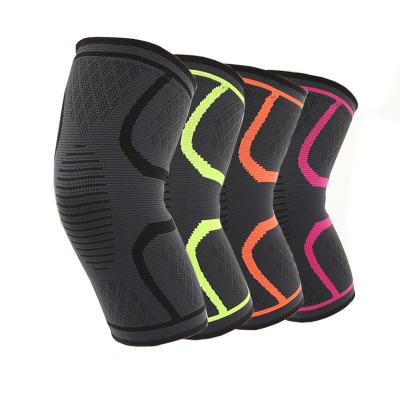 China Breathable Sports Fitness Sports Gear Basketball Knee Brace Knee Brace Adjustable Compression Anti-collision for sale