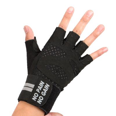 China High Quality Unisex Padded Weight Lifting Bodybuilding Gym Gloves Fitness Workout Gloves for sale