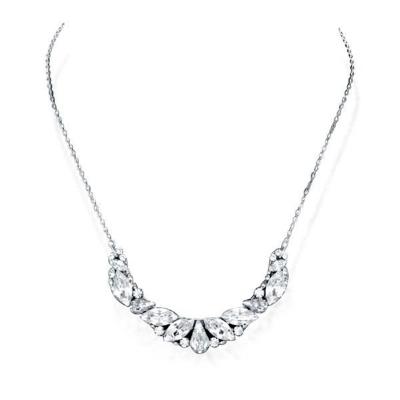 China Hot Selling Personalized Zircon CLASSIC S925 Pendant Sterling Silver Thin Chain Necklace for Ladies for sale