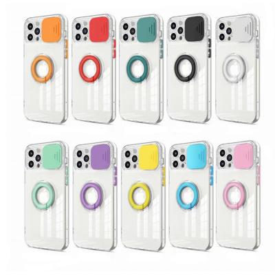 China Slider Case With Camera Protector 2021 New Camerra Cover Ring Sheter Case For Xiaomi Redmi Note 10 Pro K40 Poco F-3 X3 NFC M3 Redmi 9T Slide Mobile Phone Shell 2MM for sale