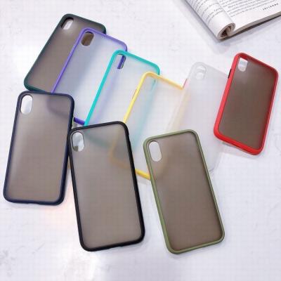 China Matte Translucent Case Frosted Matte TPU Back Cover For Xiaomi Redmi Note 9 iPhone 12 11 Phone Shell For Samsung S21 TECNO SPARK 5 Pro for sale