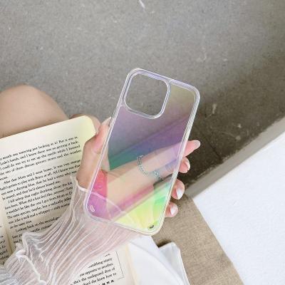 China Shockproof Colorful Acrylic Hard PC Phone Back Cover Case For iPhone 13 pro 12 11 pro 6 7 max Xr Funda Beautiful Mobile Phone Accessories for sale