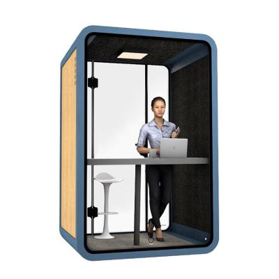 China Acoustic Portable Office Desk Pod Furniture Meeting Booth For Double Person for sale