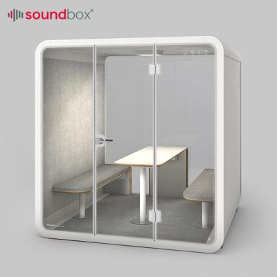 China Western Adjustable Hot Selling Sound Box Booth Privacy Office Booth (Other) High Quality Office Booth Pod for sale