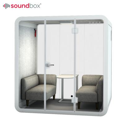 China (Other) Adjustable Mobile Portable Acoustic Meeting Pod Meeting Office Private Office Meeting Booth Telephone Booth Acoustic Soundproof Booth for sale