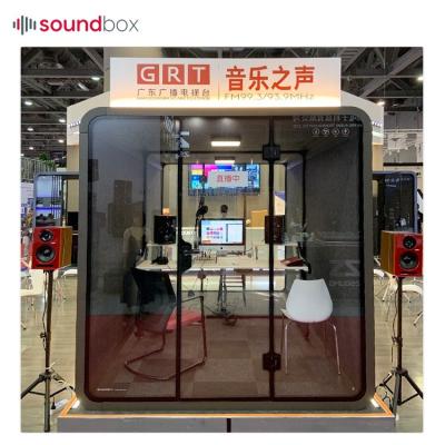 China Portable Acoustic Soundproof Booth For Individual Recording Music Booth D1536*W2200*H2300 for sale