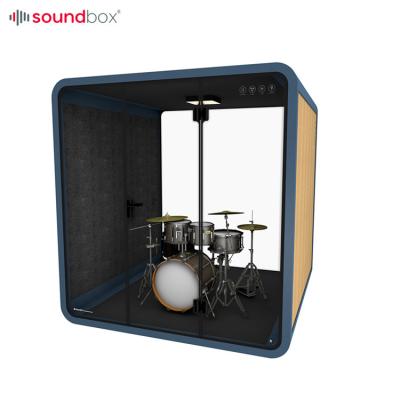 China Home Easy Installation Soundproof Music Room Sound Isolation Booth D2136*W2200*H2300 for sale