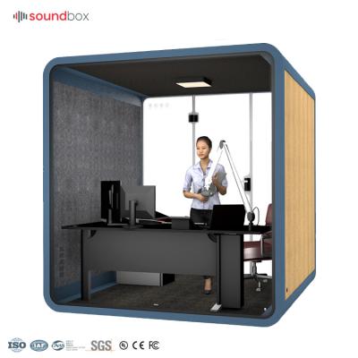 China Portable Recording Studio Booth Vocal Isolation Soundproof Booth D2136*W2200*H2300 for sale