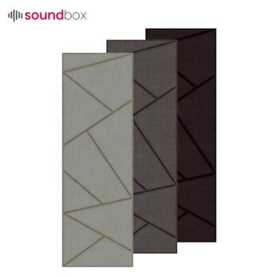 China Excellent Noise Reduction Performance China Supplier Decoration 3d Sound Absorb Wall Panels Fabric Acoustic Panel for sale