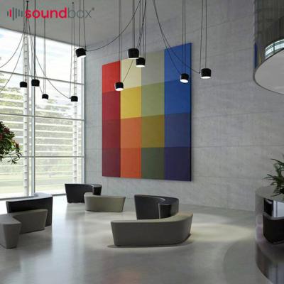 China Modern Acoustic Panel Noise Reducing Board Acoustic Noise Absorb Wall Ceiling Fabric Wrapped Acoustic Panel for sale