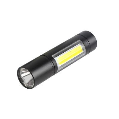 China Adjustable Emergency LED Mini Flashlight Small Focus For Kids Child Camping Recycling Boosting Emergency USB Rechargeable Mini Led Flashlight for sale