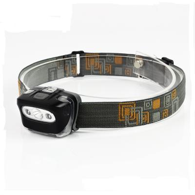 China High Quality Black Portable Led Light Headlamp Camping 4 Models CE Certificate for sale