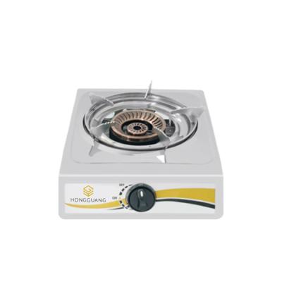 China Hotel household kitchen high quality cookware single burner stainless steel gas stove for sale