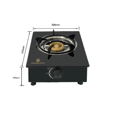 China Easy to clean portable camping glass gas stove cooktop gas stove for sale