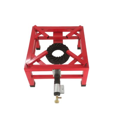 China Hotel Portable Outdoor Camping Barbecue Iron Heavy Duty Gas Stove for sale