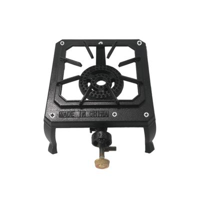 China Hotel Outdoor Camping Mini Cast Iron Gas Burner Gas Stove for sale