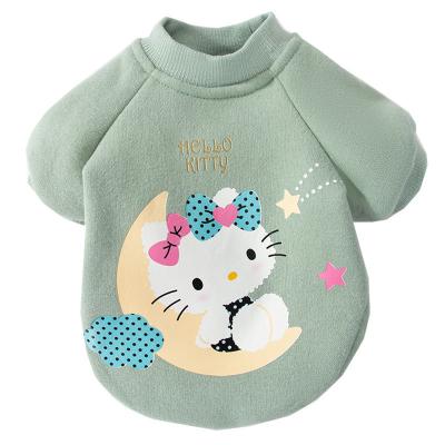 China Wholesale Custom Dog Stocked Cat Fleece Hoodie Soft Snowflakes Shear Custom Pet Hoodie for sale