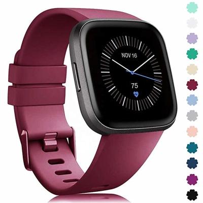 China Replacement Band For Original Fitbit Versa 2 Soft Silicone Wrist Waterproof Accessories Watch Strap For Fitbit Versa 2 Fitbit Versa 2 for sale