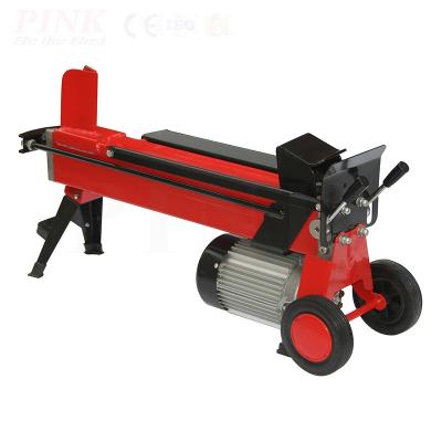 China Efficient horizontal log splitter New PINK Easy to Operate Electric Mechanical Log Splitter for sale