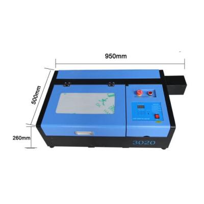 China Mini 3040 40w 50w water cooled hot sale CO2 laser cutting machine for nanoglass for sale