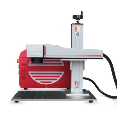 China JPT laser marking machine air-cooled desktop laser marking machine price fiber optic metal plastic for sale