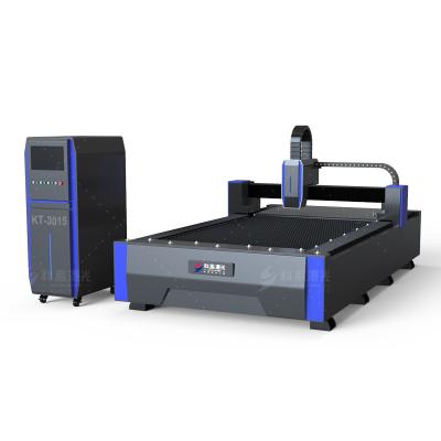 China Water Cooled 6 Mm Carbon Fiber Laser Cutting Machine 1530 3015 Metal Sheet Fiber Laser Cutters for sale