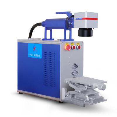 China 20W 30W 50W 110*110mm JPT Air Cooled Handheld Fiber Laser Marking Machine For Aluminum Profile for sale