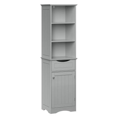 China Modern and contracted modern style design bathroom cabinet tall cabinet for sale