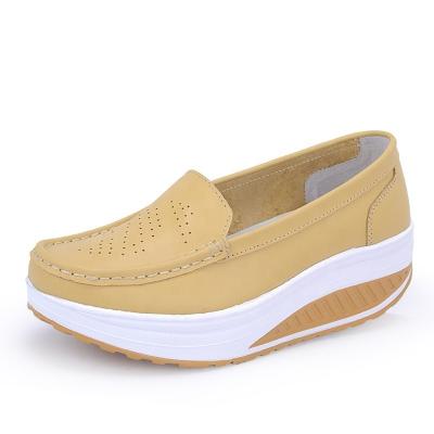 China Comfortable Profession Supplier in China PU Care Shoes Quick-Drying Genuine Leather Soft Care Shoes for sale