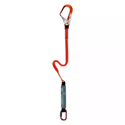 China High Quality Elastic Fall Arrest Protection CE Standard Safety Lanyard With Energy Absorber for sale