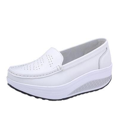 China Comfortable Profession Supplier In China Quick-Drying Leather Shoes PU Soft Care Shoes High Quality for sale