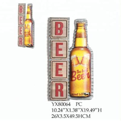 China Environment-Frendly Wholesale Metal Plaque Customize 3D Image Sign For Bar for sale