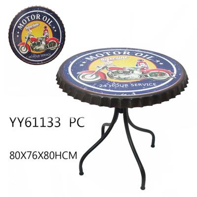 China Environment Friendly Round Capsule Vintage Hot Selling Coffee Table For Decoration for sale