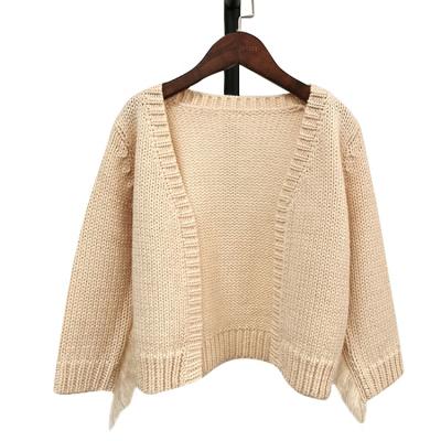 China Autumn Cardigan Cute Knitted Boy Walker Kids New Design Girl's Tassel Baby Sweater Cardigan for sale