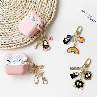 China Japan Environmental Friendly Anime Cartoon Vivid Silicone 1 2 Cover Bag Airpod Pending Key Chain for sale