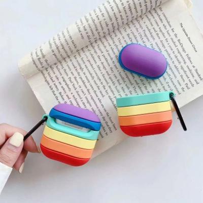 China For Earphone Cover For Earphone 3/Pro Bel 3D Wireless Shockproof Luxury Wholesale Accessories Air Pods 1/2 Case for sale