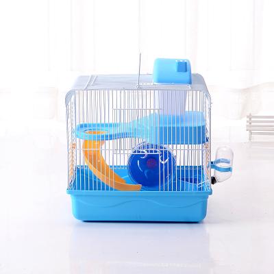 China 2021 New Breathable Luxury Pet Hamster Villa Cage Small Pet Castle Nest for sale