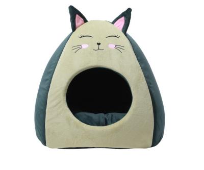 China Warm Cat Puppy Kennel Bed Sofa Sleeping Bag Room Puppy Cave Bed Pet Accessories Nest Viable Winter for sale