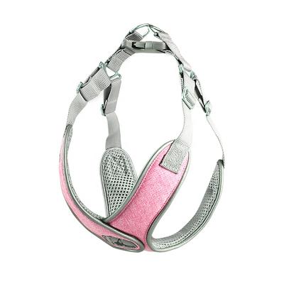 China Hot Sale Pet Dog Chest Harness Padded Breathable Reflective Small And Medium Dog Rope for sale