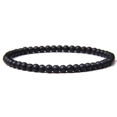 China Natural Stone 4mm Energy Bracelet Girlfriend Friendship Bead Bracelet Jewelry Factory Wholesale for sale