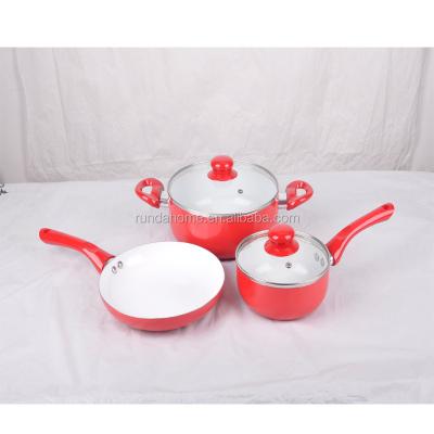 China ORIGINAL Sustainable Non Stick Cookware Set With Ceramic Coating for sale