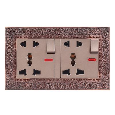 China Hot Selling High Quality EU Wall Socket Switch New Product Easy Installation EU Wall Socket Electrical Standard Plug Socket for sale