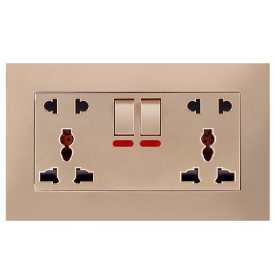 China Wall Outlet Easy Mount 13A EU Standard 250V Wall Outlet Electrical Switch And Socket for sale