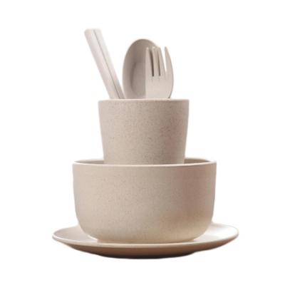 China Sustainable Porcelain Set Good Choice Plastic Home Top Eco Friendly Christmas Biodegradable Tableware for sale