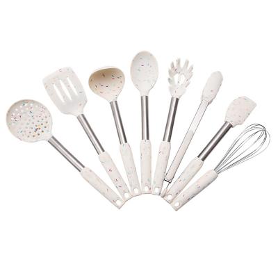 China Sustainable Kitchen Food Grade Silicone Heat Resistant Silicone Cooking Tools Utensil Sets for sale