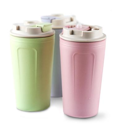 China Sustainable Portable Coffee Tea Water Bottle For Camping Travel BPA Free Plastic Water Bottle for sale