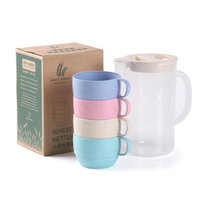 China Custom Wheat Straw Mug Cup Cheap and High Quality Beer Travel Eco-Friendly Coffee New for sale