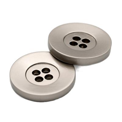 China Dry Cleaning Style Metal Button Base Zamac Alloy Button For Garment Accessories for sale