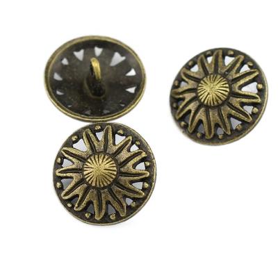 China Metal Viable Button High Quality Zinc Alloy Leg Button For Clothing Accessories for sale