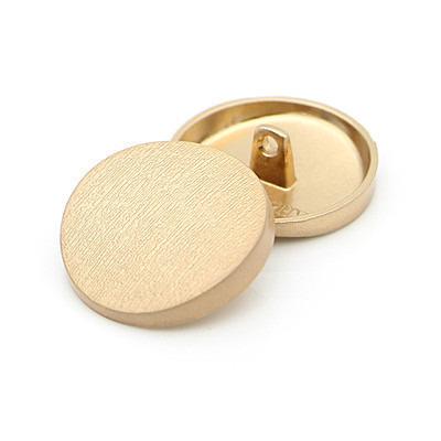 China Dry Cleaning Metal Button Gold Color Zinc Alloy Matte Leg Button For Jackets Garment Clothing Accessories for sale